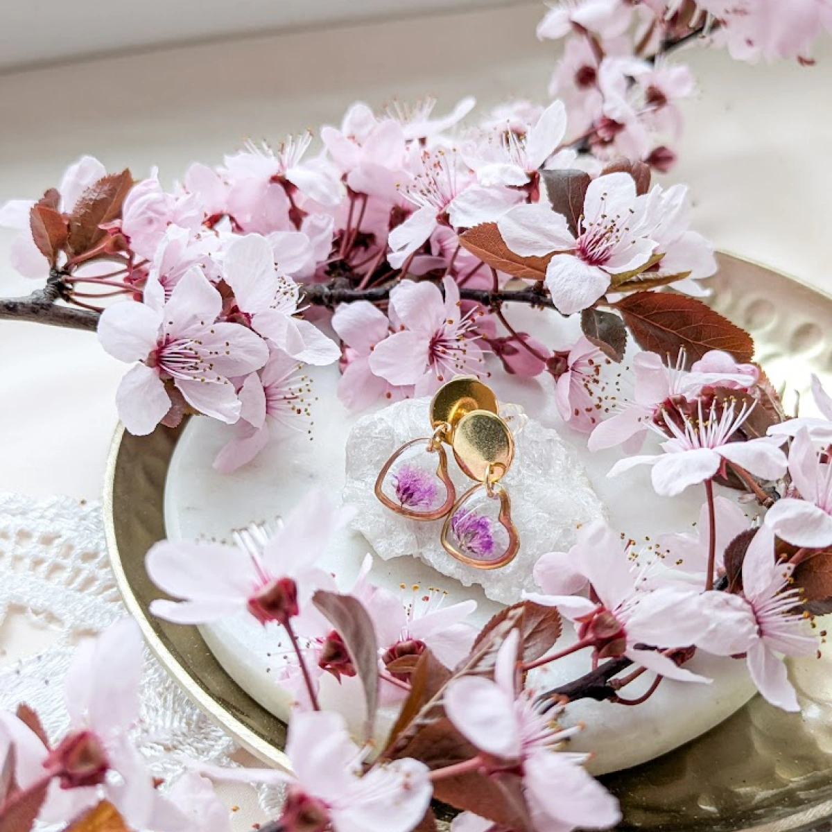 Náušnice Jarní den