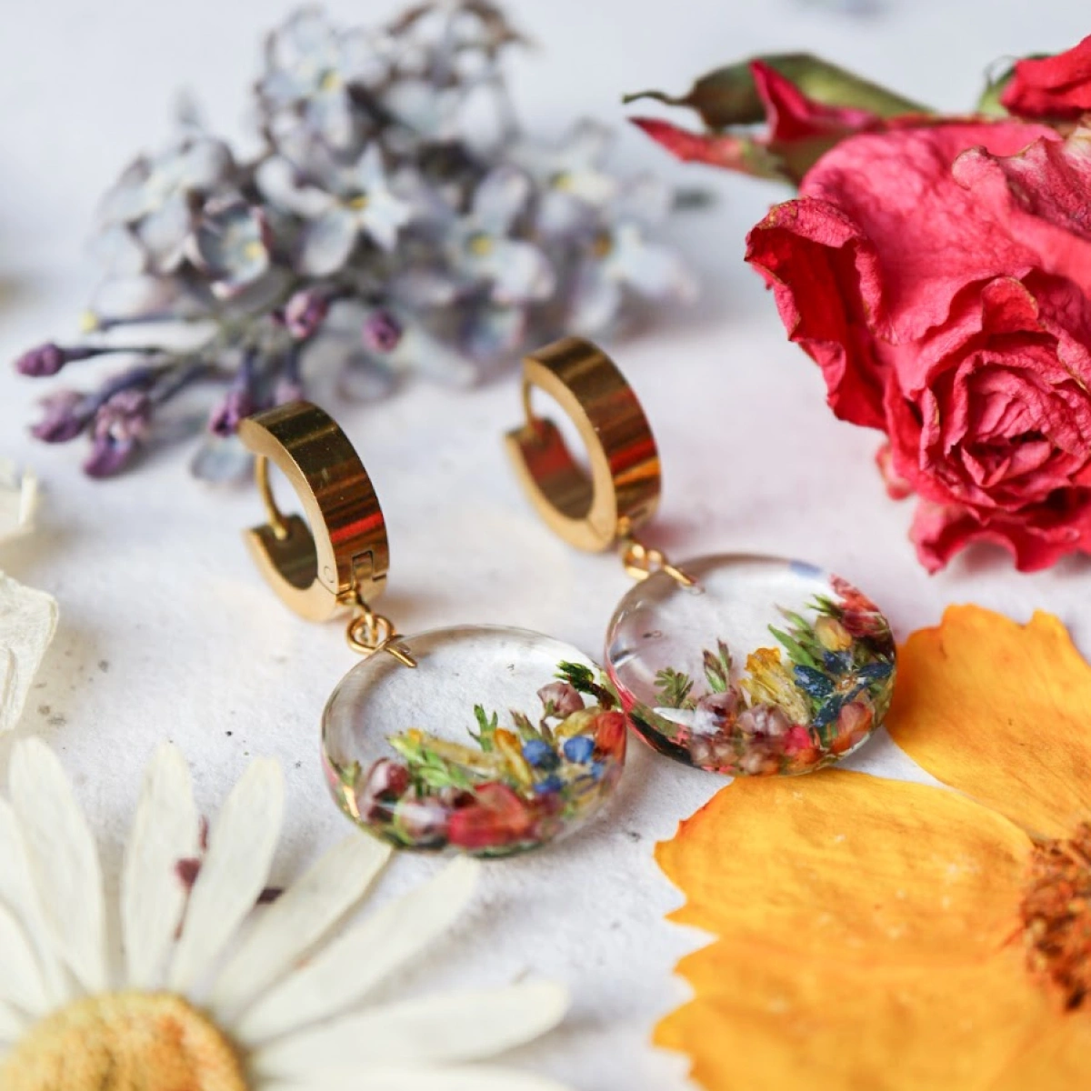 Náušnice Rozkvetlé jaro 