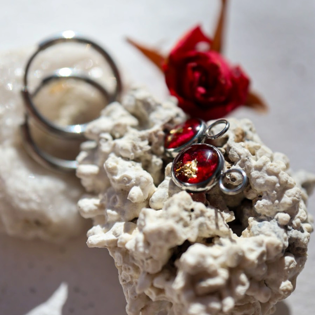 Variace: růže - přívěsky