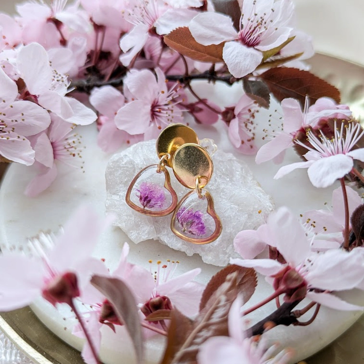 Náušnice Jarní den