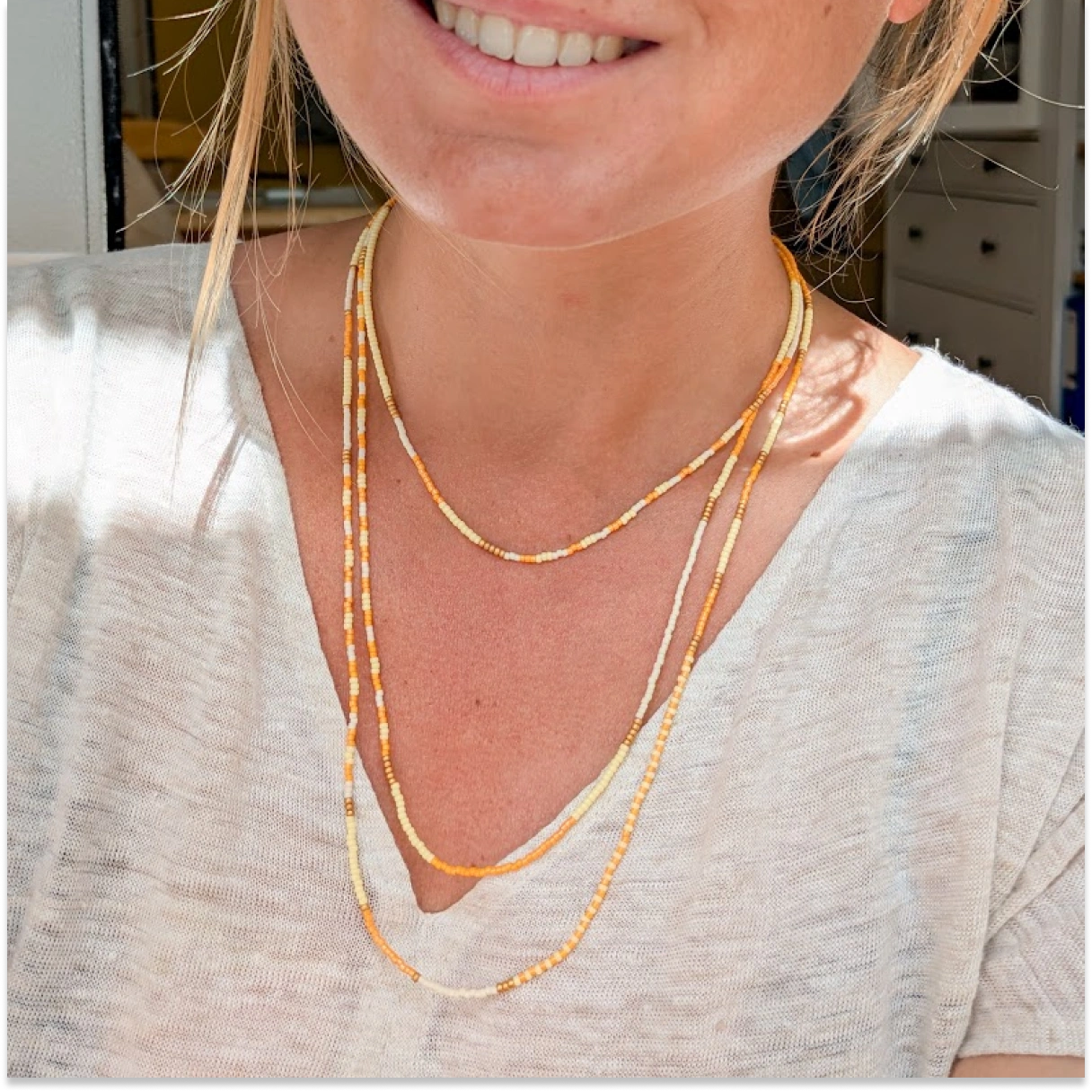 Náhrdelník, náramek v jednom z kolekce Aperol Spritz