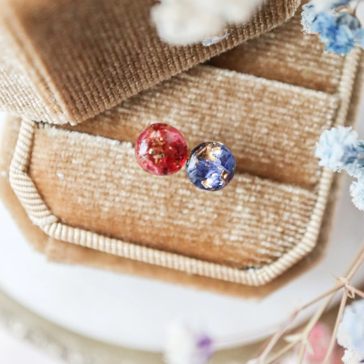 Náušnice pecičky mix