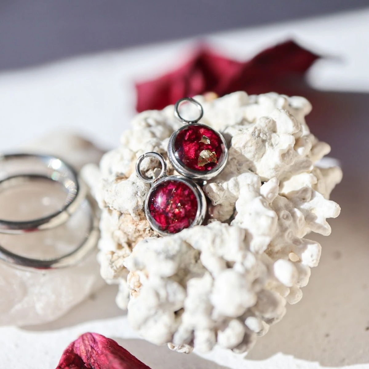 Variace: růže - přívěsky