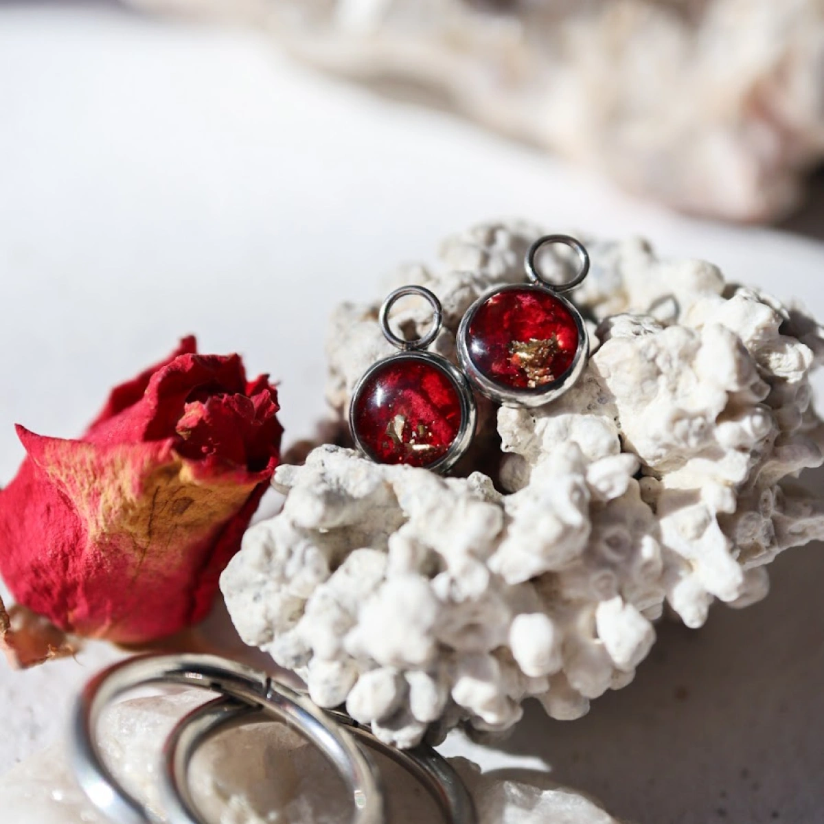 Variace: růže - přívěsky