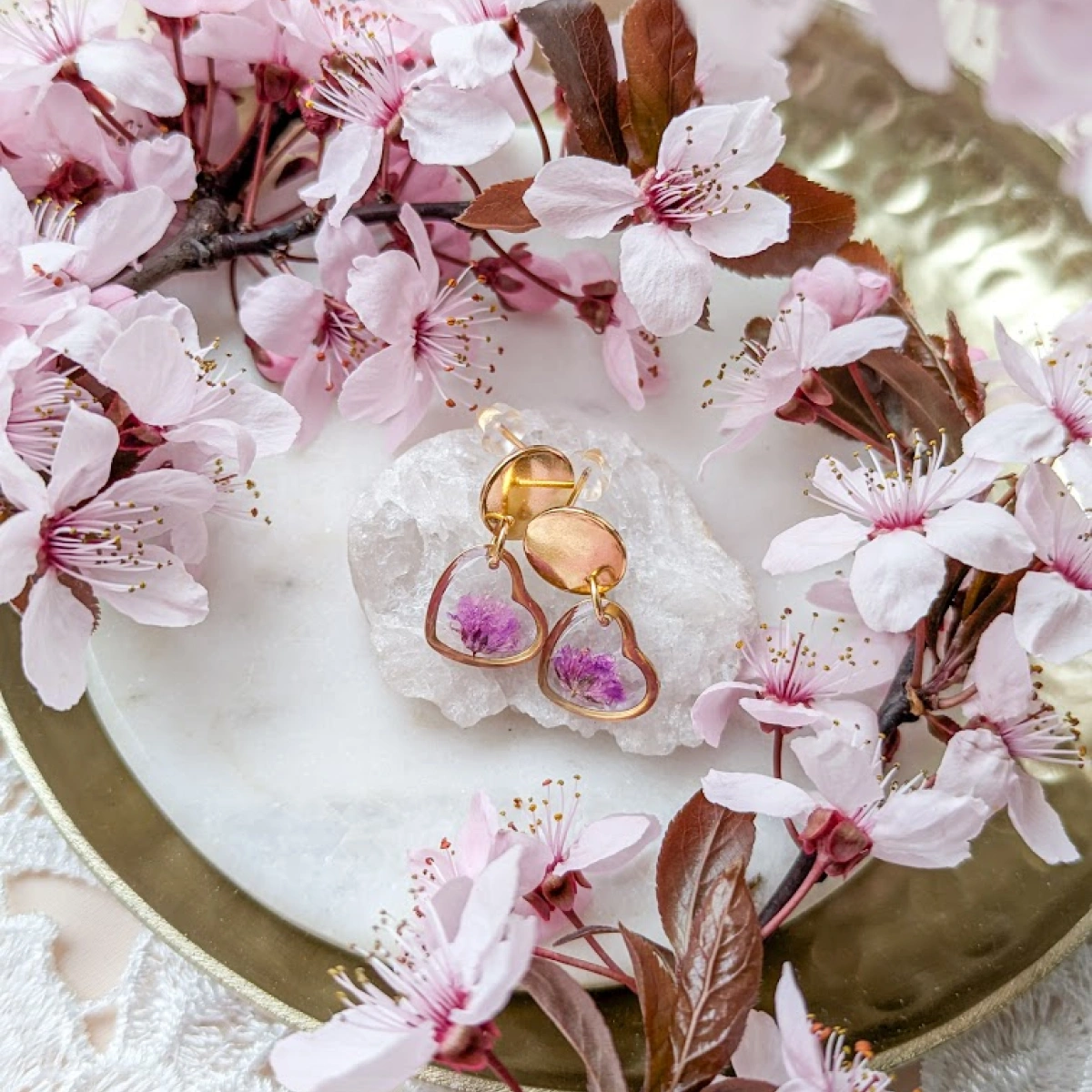 Náušnice Jarní den