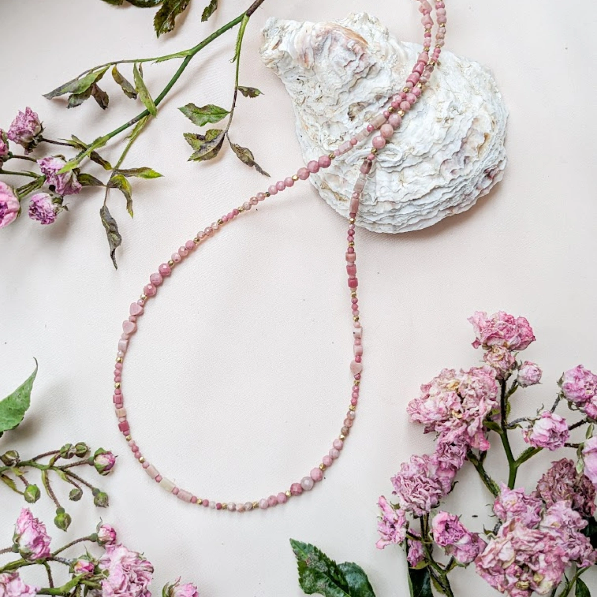 Náhrdelník vlčí máky 