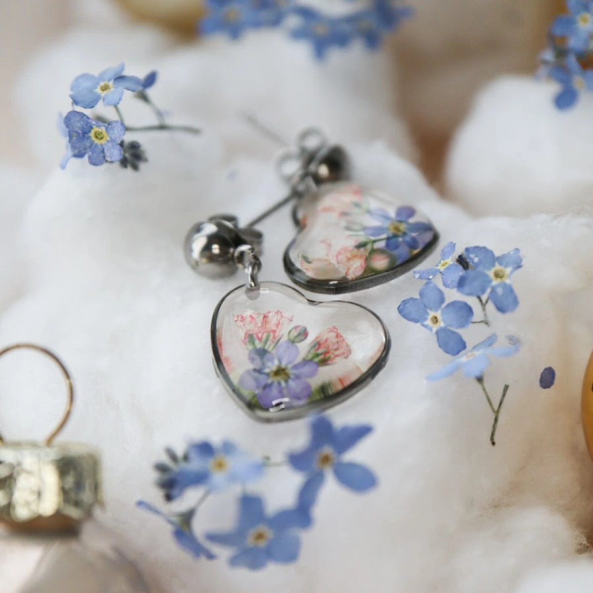 Náušnice rozkvetlé Vánoce 