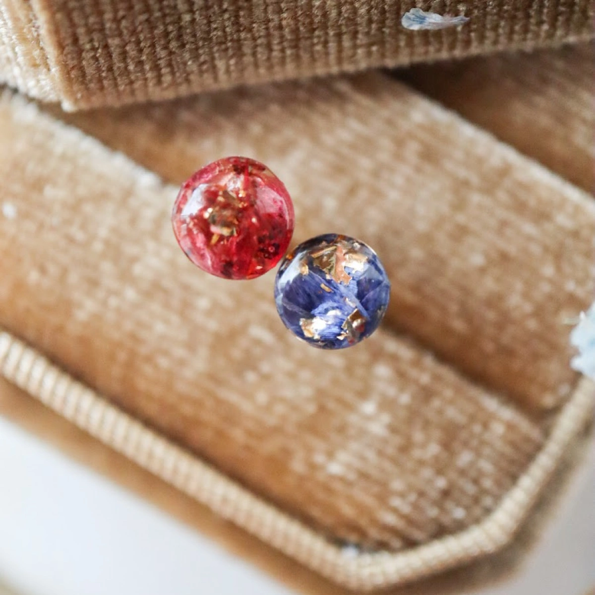 Náušnice pecičky mix