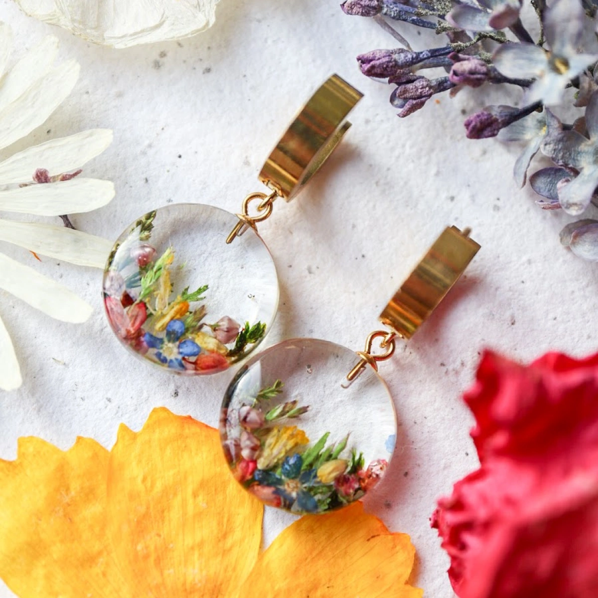 Náušnice Rozkvetlé jaro 