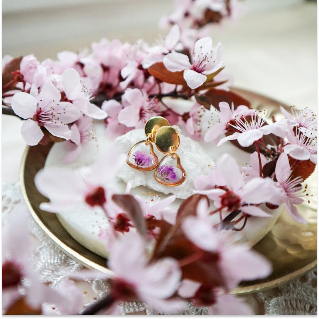 Náušnice Jarní den