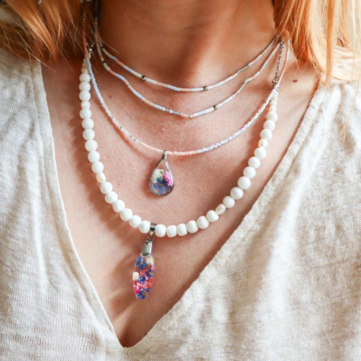 Náhrdelník Mořská pěna 