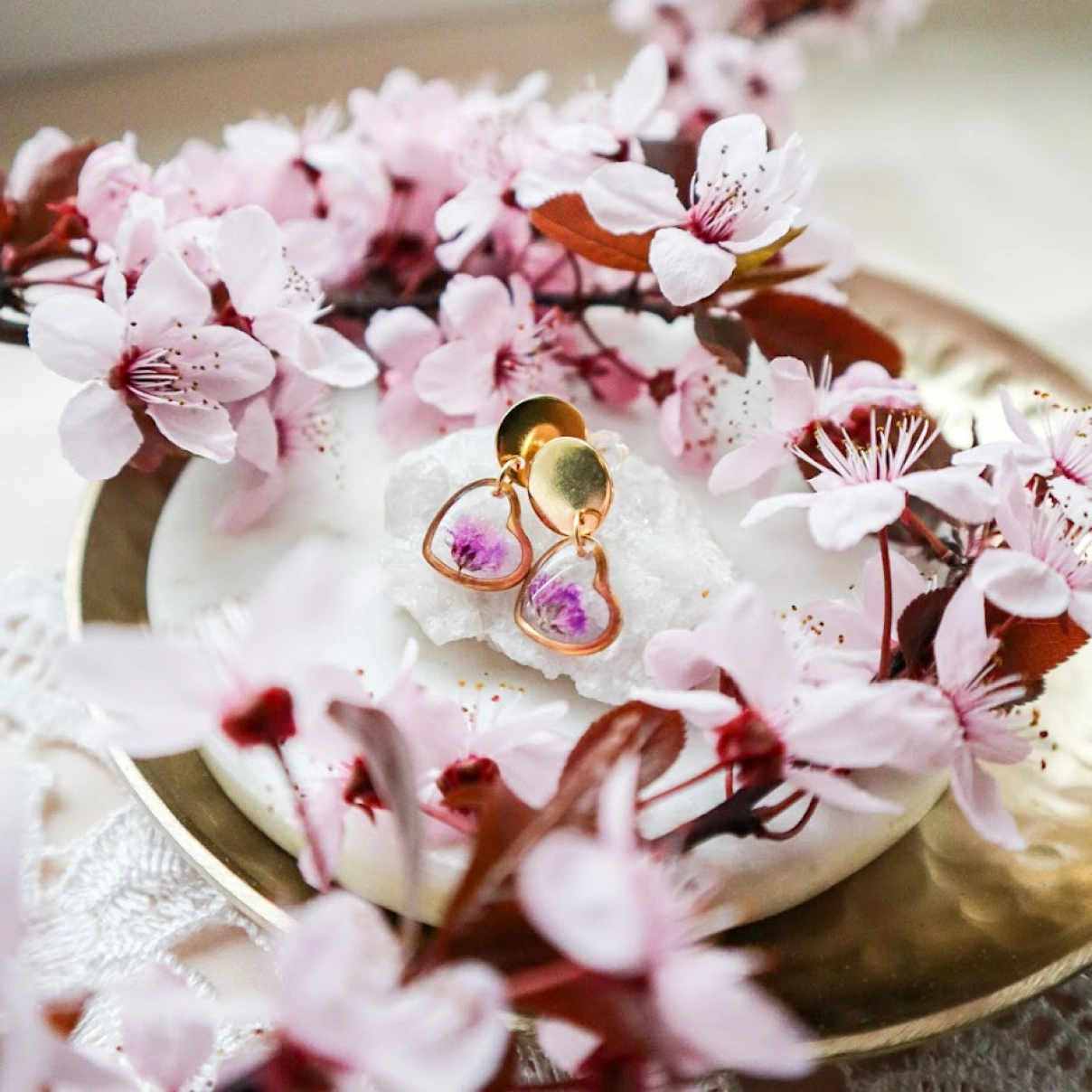 Náušnice Jarní den