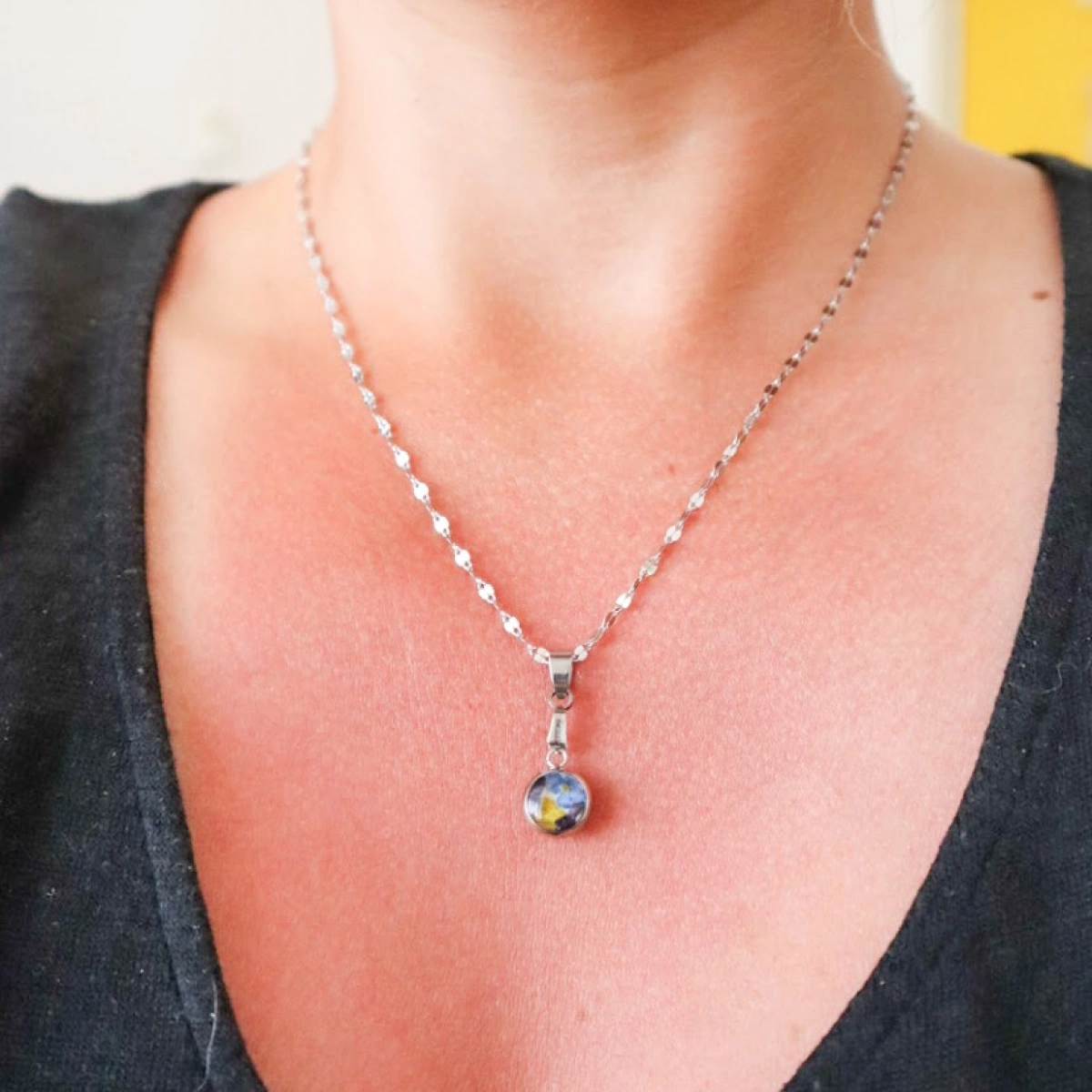 Náhrdelník se šeříkem - mini