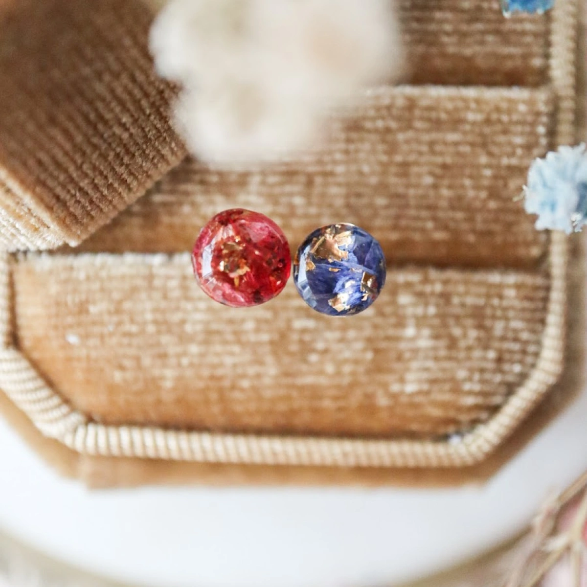 Náušnice pecičky mix