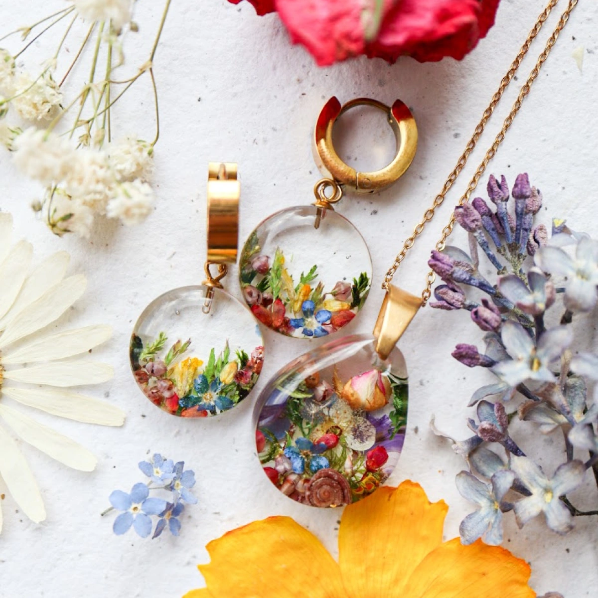 Náušnice Rozkvetlé jaro 