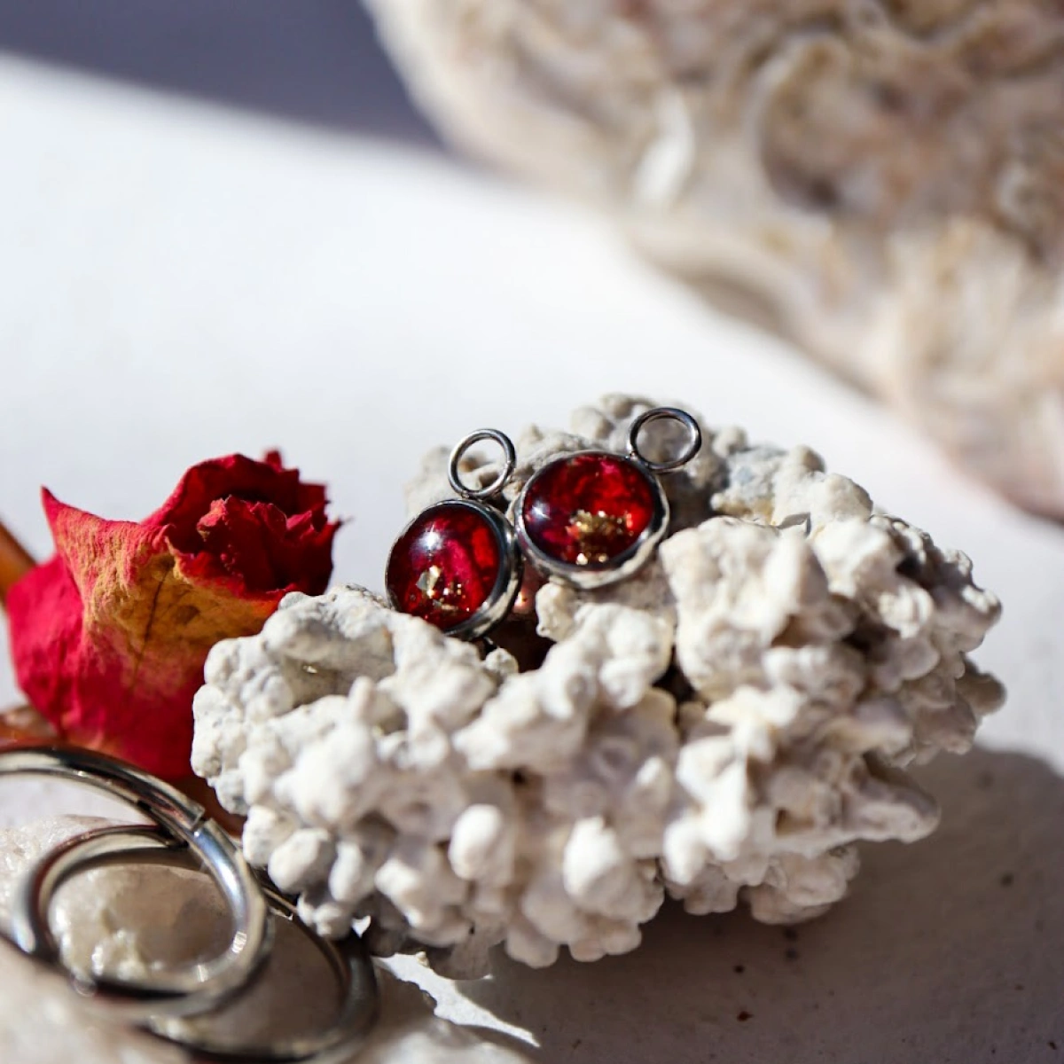 Variace: růže - přívěsky