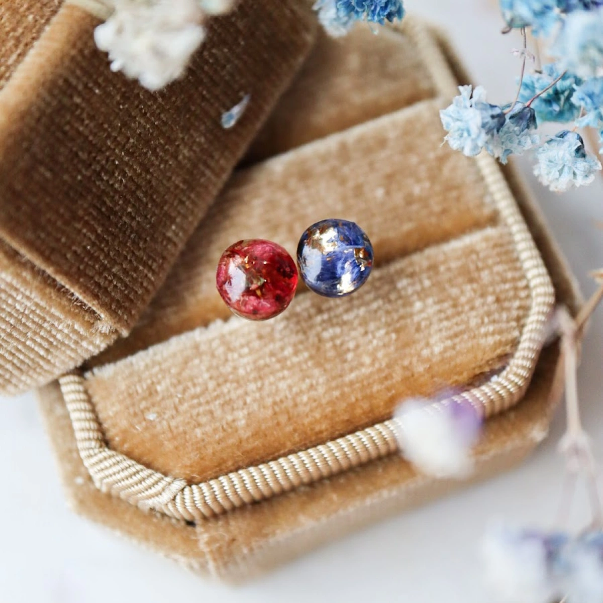 Náušnice pecičky mix